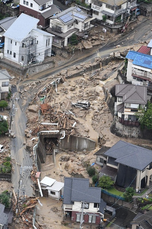 Số người thiệt mạng, mất tích do mưa lũ tại Nhật Bản tăng nhanh