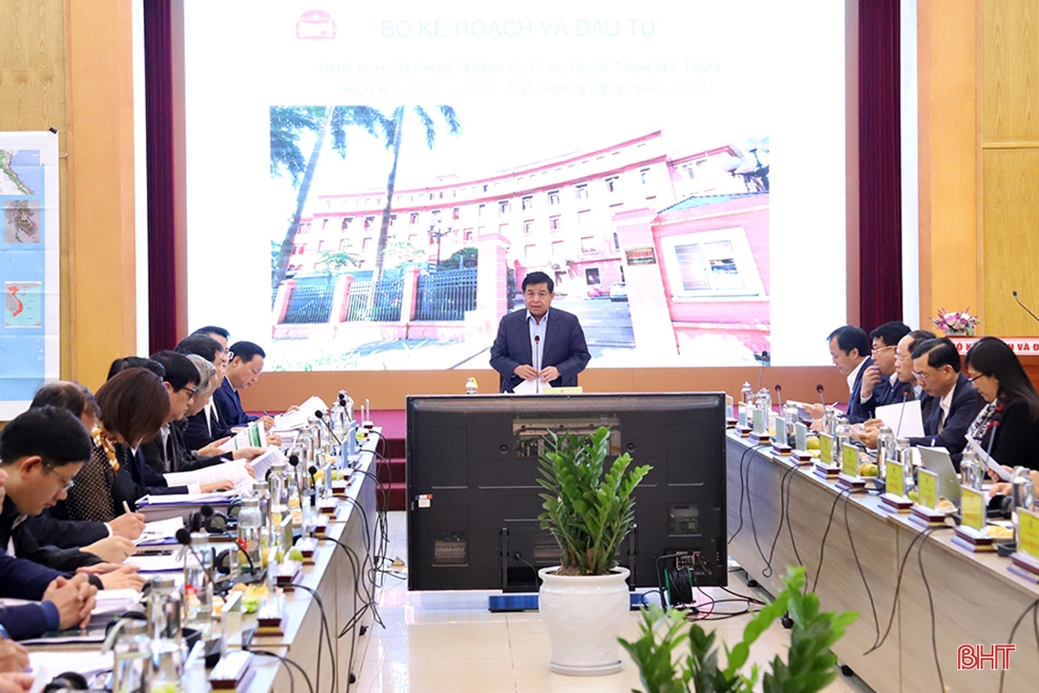 Thẩm định Quy hoạch tỉnh Hà Tĩnh thời kỳ 2021-2030, tầm nhìn đến năm 2050