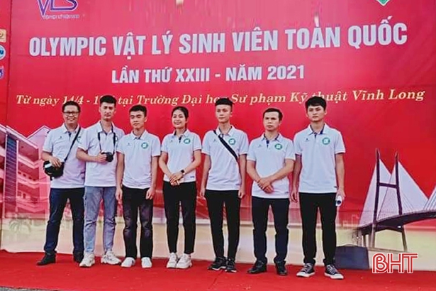 Sinh viên Hà Tĩnh xuất sắc giành 2 giải nhất Cuộc thi Olympic Vật lý toàn quốc 