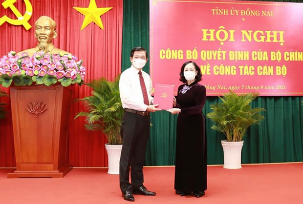 Ông Nguyễn Hồng Lĩnh được chỉ định làm Bí thư Tỉnh ủy Đồng Nai