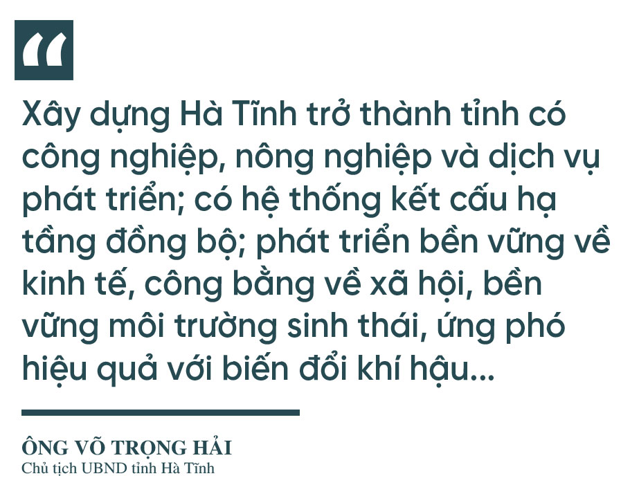 Trò chuyện với Chủ tịch UBND tỉnh về “con đường lớn” mà Hà Tĩnh đang tiến bước