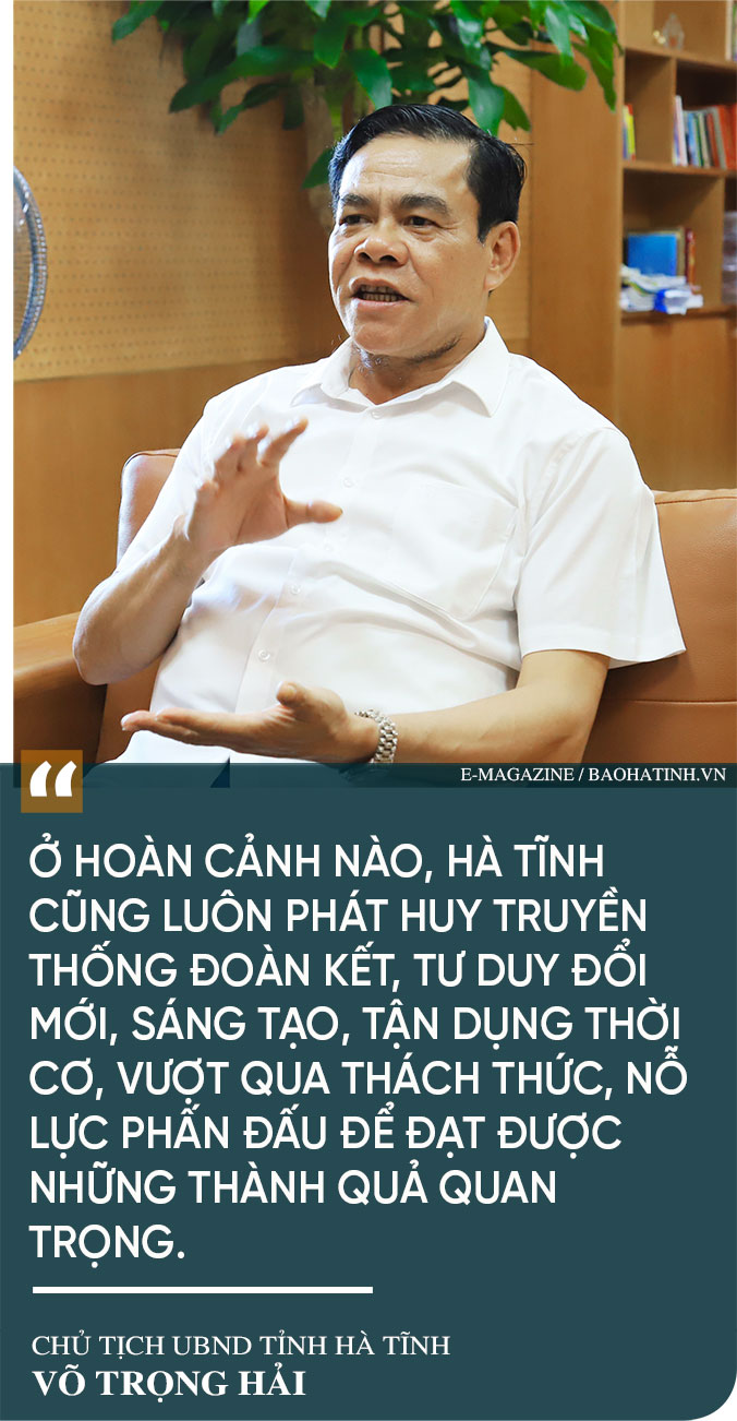 Trò chuyện với Chủ tịch UBND tỉnh về “con đường lớn” mà Hà Tĩnh đang tiến bước