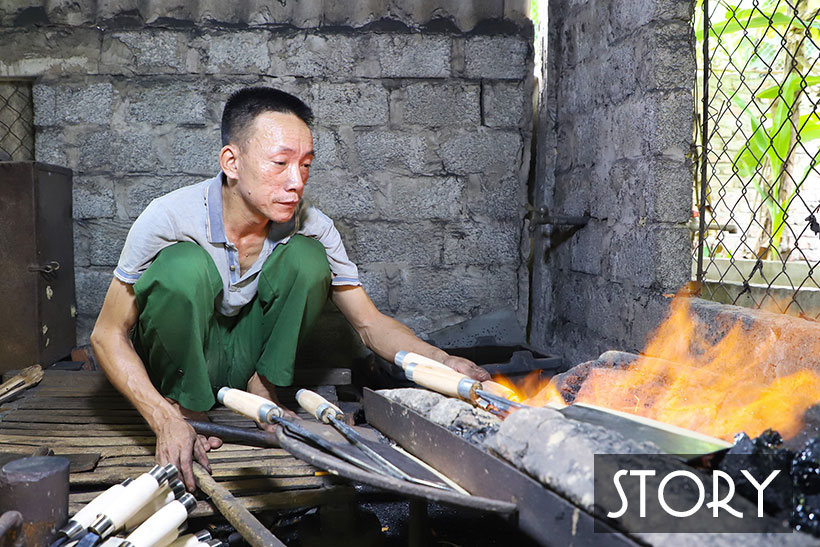 30 năm đỏ lửa giữ nghề rèn Trung Lương