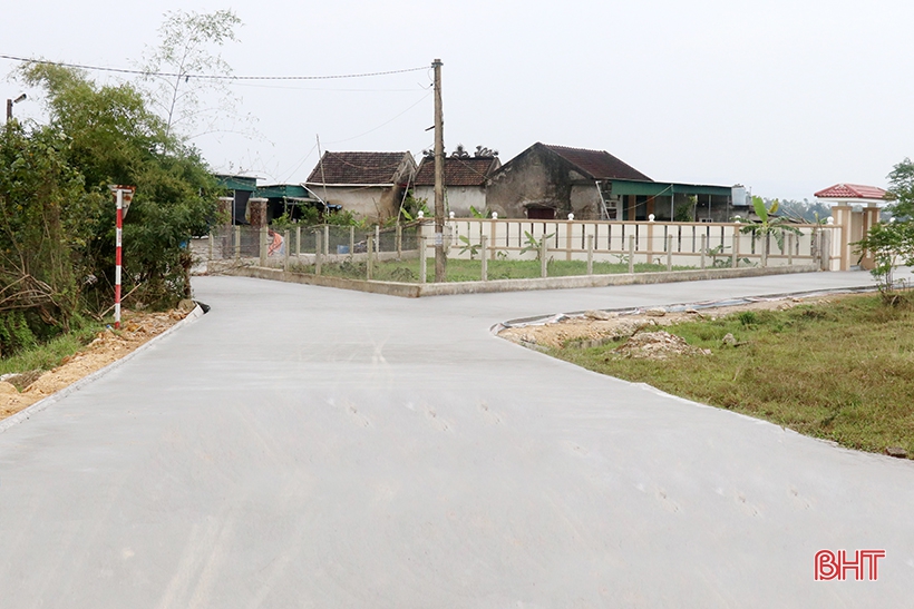 Thị trấn Thạch Hà phủ kín đường bê tông, tạo đà lên đô thị loại IV