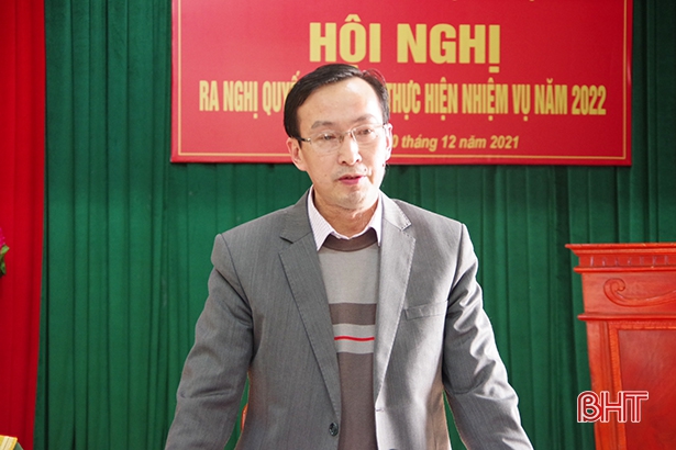 Đảng ủy Quân sự Can Lộc ra nghị quyết lãnh đạo thực hiện nhiệm vụ quân sự - quốc phòng năm 2022