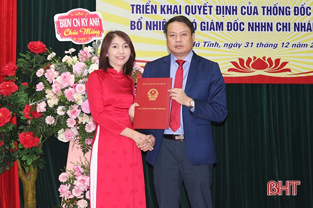 Ngân hàng Nhà nước Chi nhánh tỉnh Hà Tĩnh có tân Phó Giám đốc