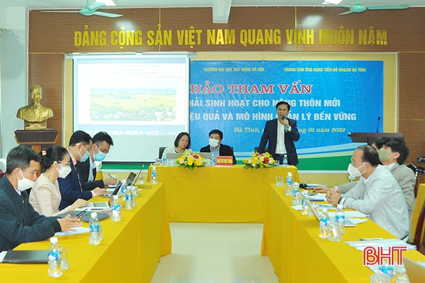 Tìm giải pháp xử lý nước thải sinh hoạt nông thôn Hà Tĩnh