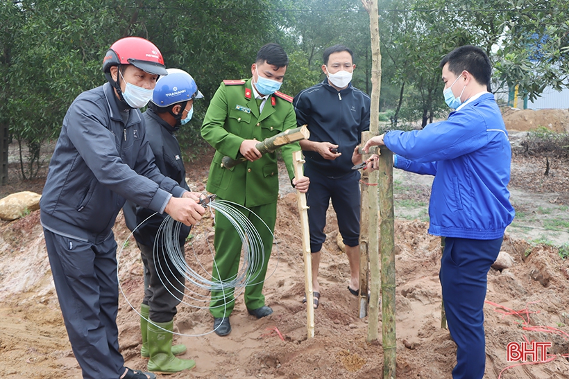 Các địa phương Hà Tĩnh sôi nổi ra quân trồng cây đầu xuân