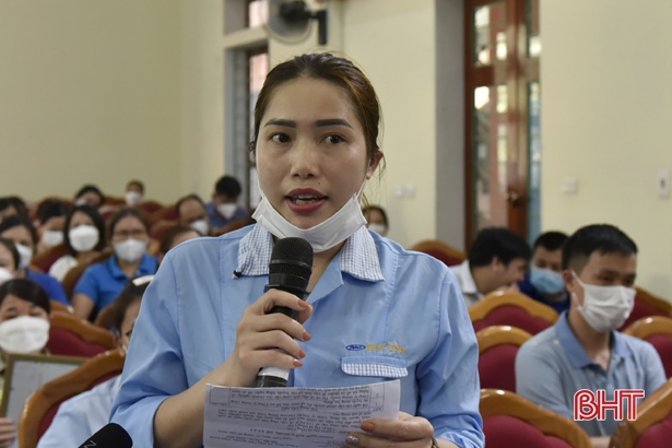 TX Hồng Lĩnh phát động Tháng hành động về an toàn vệ sinh lao động và Tháng Công nhân năm 2022