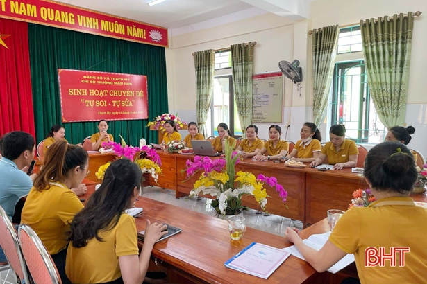 Hơn 4.200 đảng viên ở Lộc Hà nghiêm túc “tự soi, tự sửa”