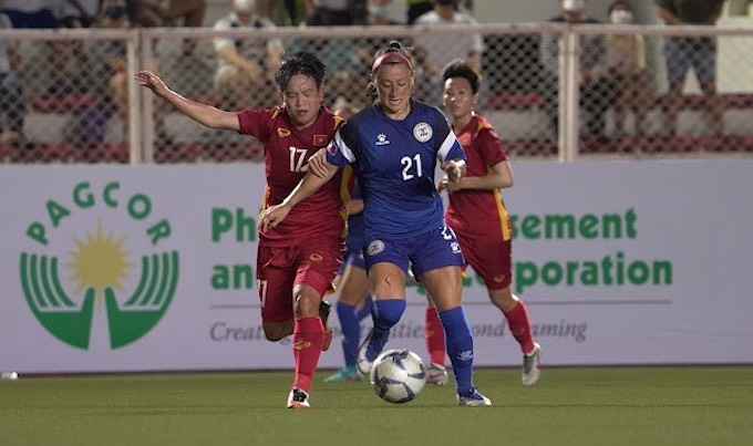 Tuyển nữ Việt Nam thua sốc Philippines 0-4