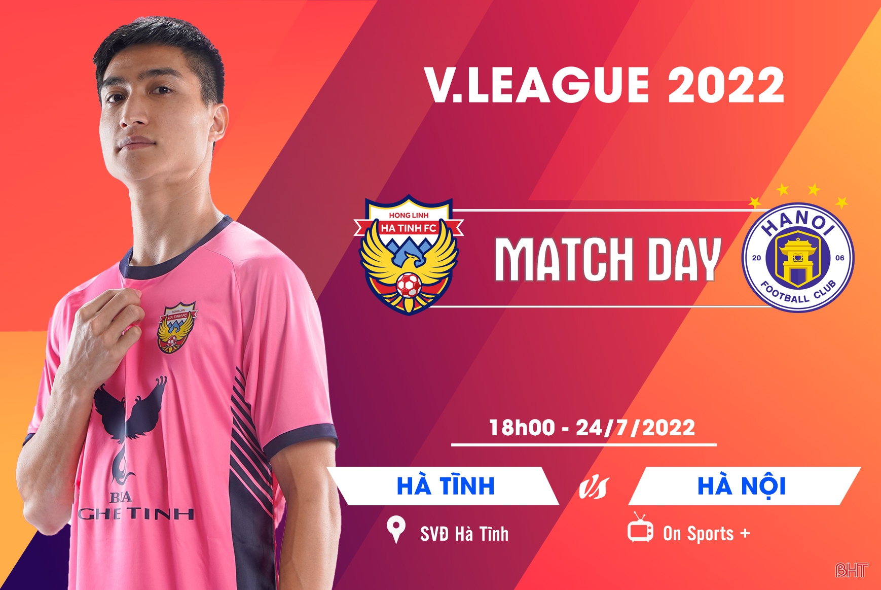 Xem trực tiếp Hồng Lĩnh Hà Tĩnh - Hà Nội FC tại vòng 9 V.League