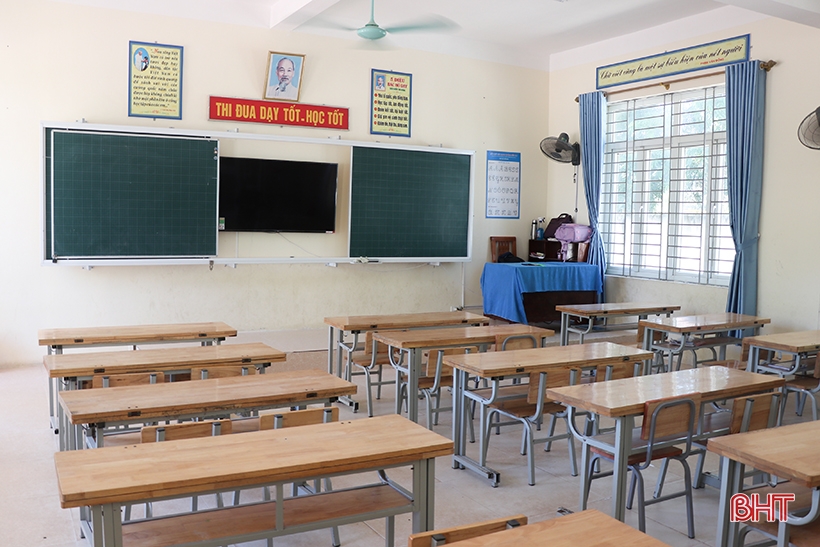 Các trường học ở Hà Tĩnh sẵn sàng đón học sinh lớp 1 tựu trường