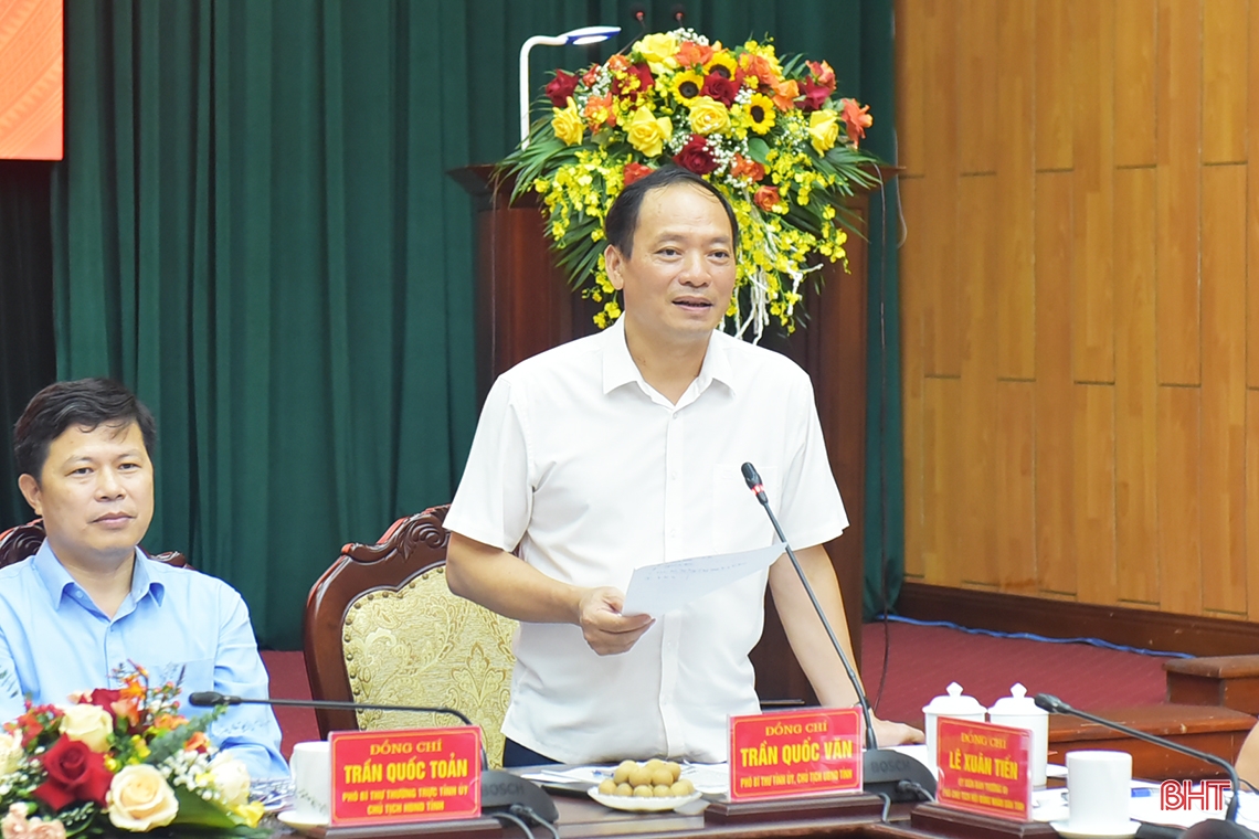 Hà Tĩnh và Hưng Yên trao đổi kinh nghiệm phát triển kinh tế - xã hội