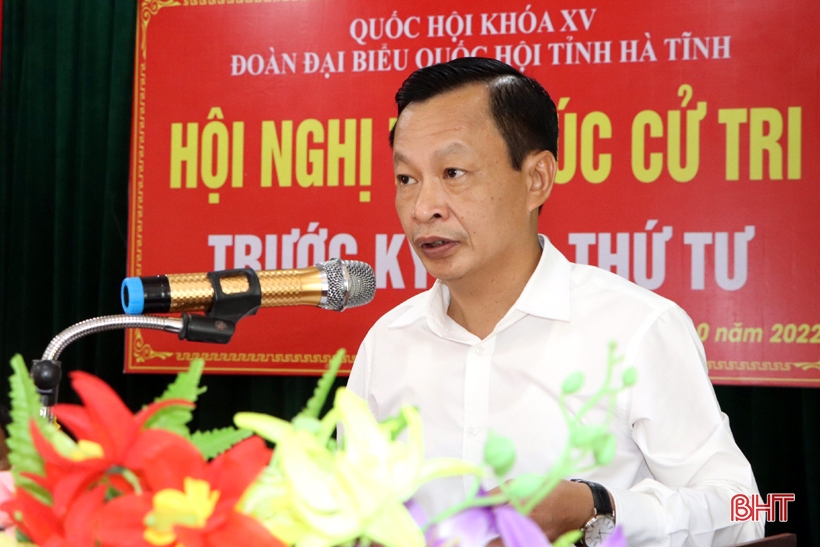 Cử tri Vũ Quang đề xuất xây dựng kè chống sạt lở bờ sông Ngàn Sâu