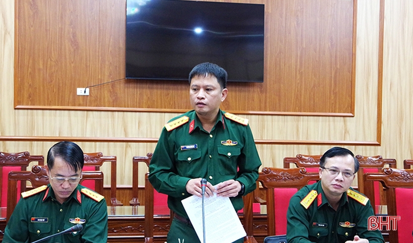 Đảng ủy Quân sự tỉnh kiểm điểm tập thể Ban Thường vụ và cá nhân trong thực hiện nhiệm vụ