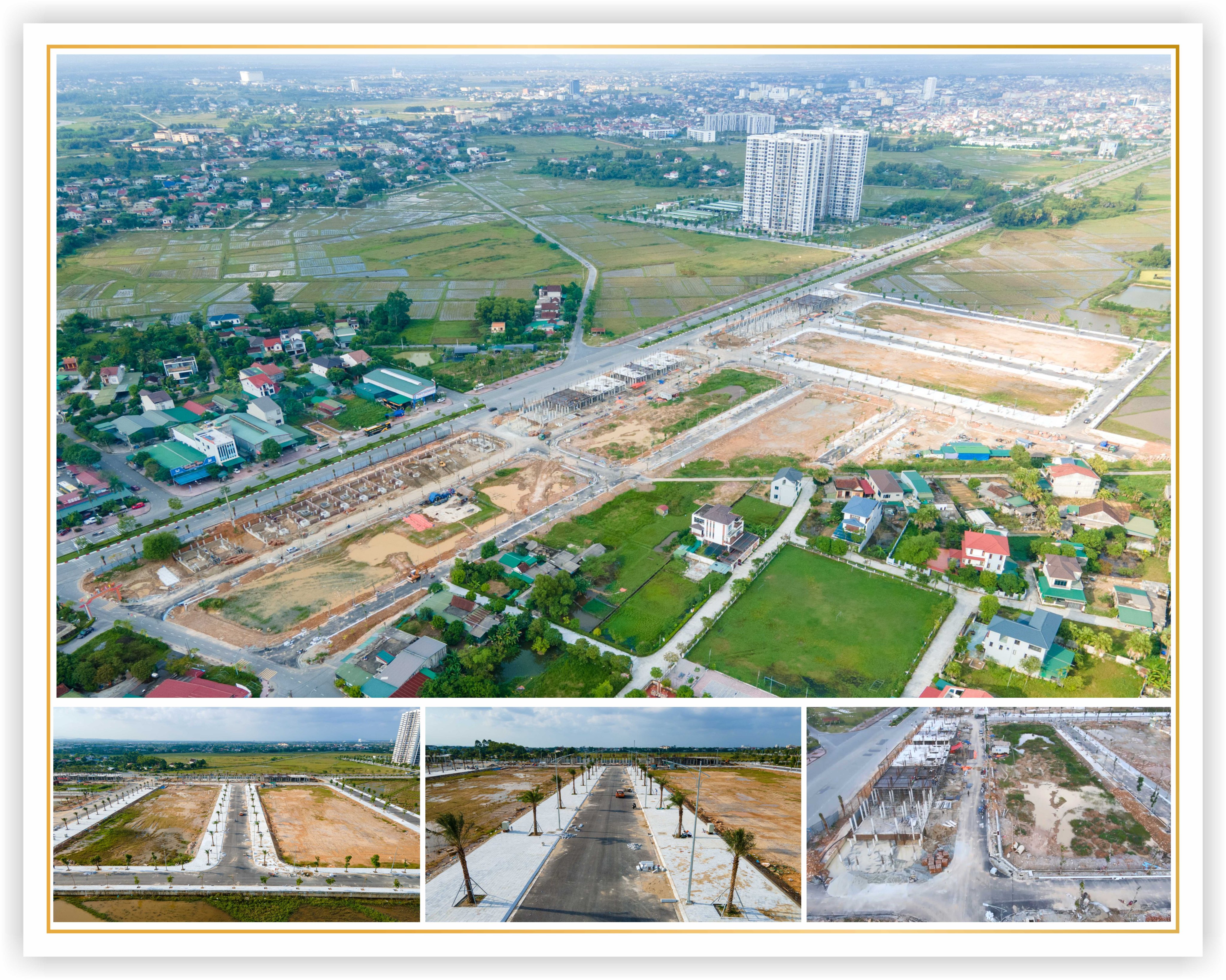 Soi tiến độ của dự án nằm trong vùng phát triển trọng điểm TP Hà Tĩnh