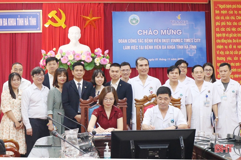 Bệnh viện Vinmec Times City hỗ trợ chuyên môn cho BVĐK Hà Tĩnh