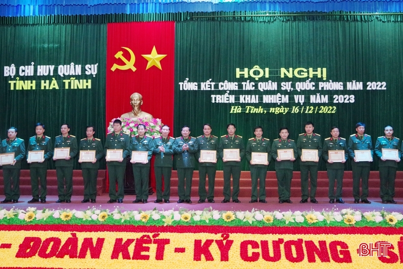 Bộ CHQS Hà Tĩnh hội nghị quân chính, phát động thi đua thực hiện nhiệm vụ năm 2023