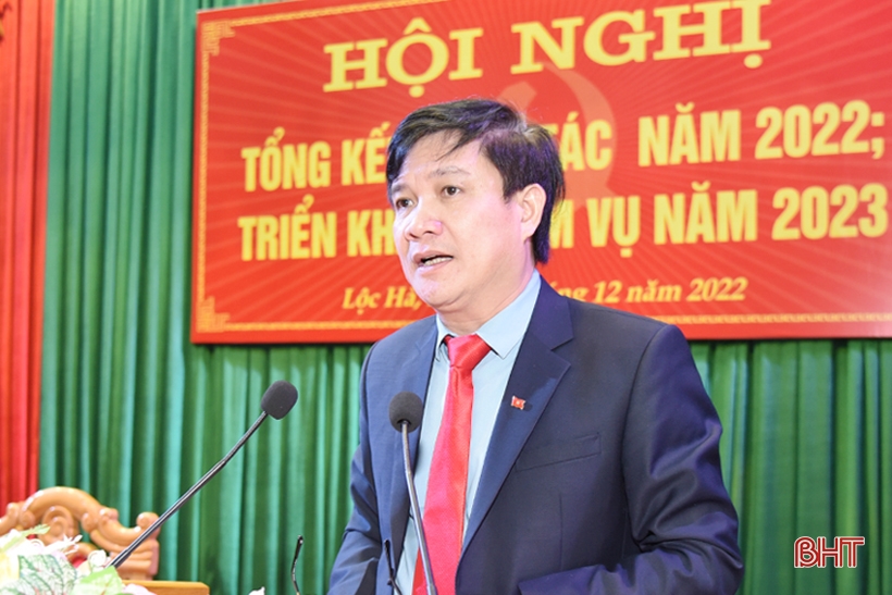 Nâng cao năng lực lãnh đạo của tổ chức Đảng, thực hiện tốt nhiệm vụ chính trị trên địa bàn Lộc Hà