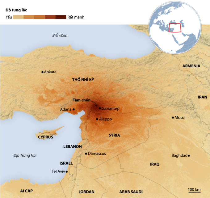 Hơn 21.000 người thiệt mạng trong vụ động đất ở Thổ Nhĩ Kỳ, Syria