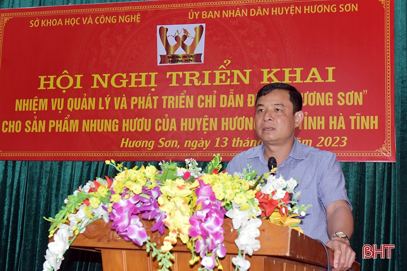 Phát triển chỉ dẫn địa lý cho nhung hươu Hương Sơn