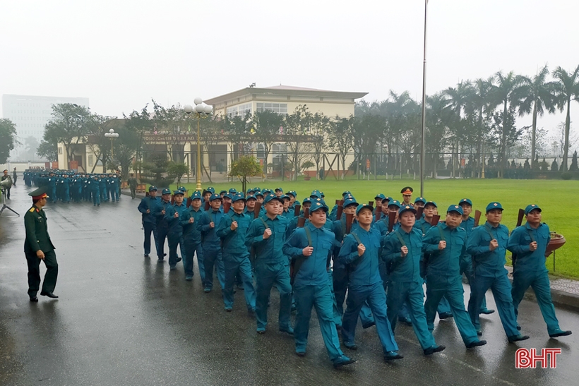 Lực lượng vũ trang Hà Tĩnh sẵn sàng cho mùa huấn luyện mới