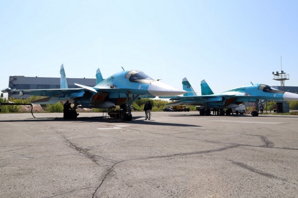 Không quân Nga nhận loạt tiêm kích bom Su-34 tối tân