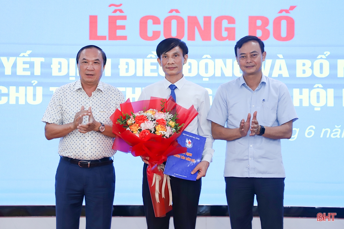 Ông Võ Xuân Báu giữ chức Phó Chủ tịch Thường trực Hội Nhà báo Hà Tĩnh