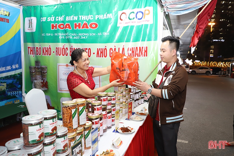 Những sản phẩm OCOP do phụ nữ Hà Tĩnh làm chủ