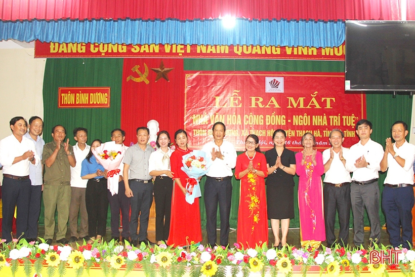 Thạch Hà ra mắt “Nhà văn hóa cộng đồng - ngôi nhà trí tuệ” tại Thạch Hội