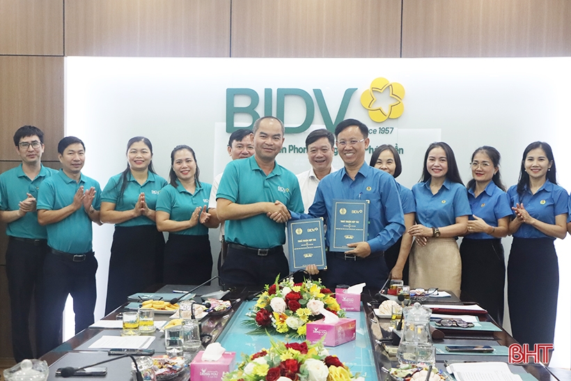BIDV Hà Tĩnh ưu đãi cho đoàn viên công đoàn ngành Y tế Hà Tĩnh